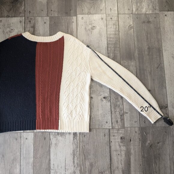 Banana Republic, Color Block Knit Sweater, Sz S - Picture 9 of 9